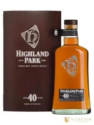 Highland Park 40 năm – single Malt Scotch, Island, Scotland, 700ml