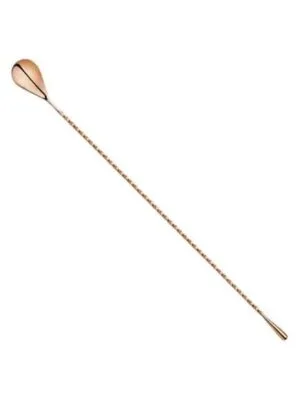 Thìa pha chế – Drop Bar Spoon Rose Gold 40cm – dụng cụ Bar