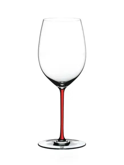 Ly Riedel Fatto a Mano Cabernet/Merlot Red RQ chân đỏ làm tay cho vang đỏ