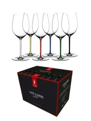 Ly Riedel Fatto A Mano Gift Set Cabernet/Merlot – ly vang đỏ, 620ml