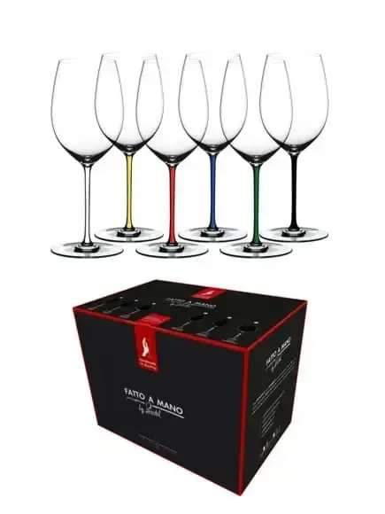 Ly Riedel Fatto A Mano Gift Set Cabernet/Merlot – ly vang đỏ, 620ml