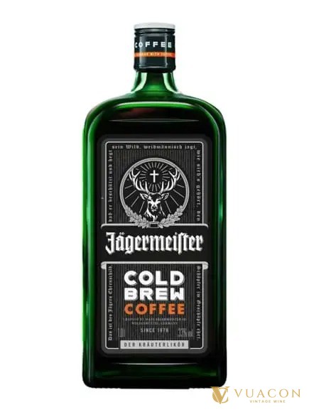 Jagermeister Cold Brew Coffee 700ml 33%, rượu Jagermeister vị cà phê