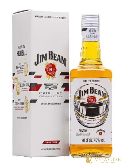 Rượu mạnh giá rẻ cho tiệc Jim Beam 1L bourbon Kentucky
