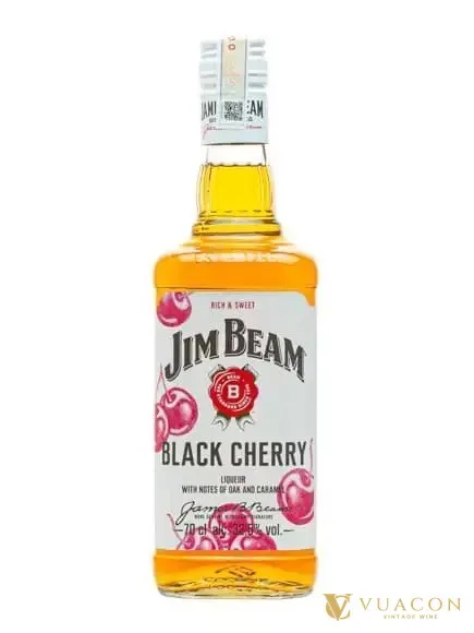 Jim Beam Black Cherry – liqueur, Hoa Kỳ, 700ml