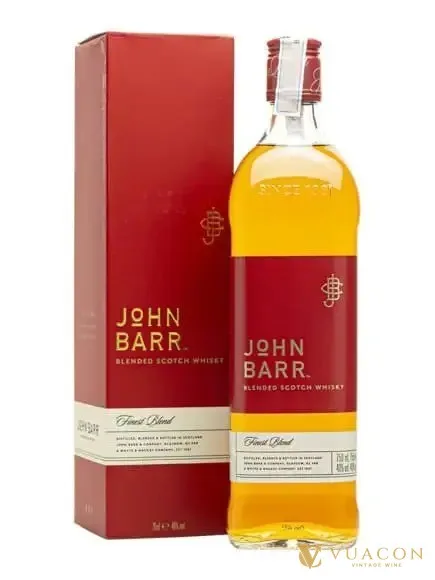 John Barr Finest Blend – Red Label – blended Scotch, Scotland, 750ml