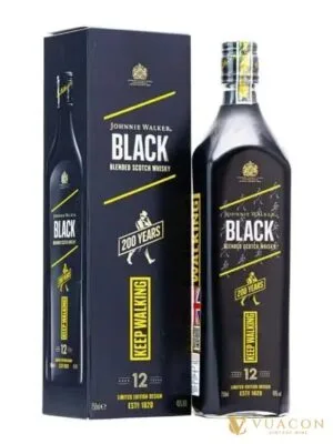 Johnnie Walker Black 200 Years Icon – blended Scotch, Scotland, 750ml