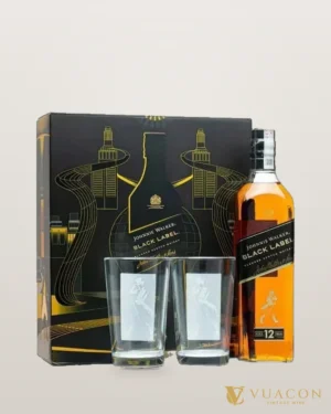 Johnnie Walker Black – Hộp quà Tết 2025 – chai chính hãng tại Vua Cồn