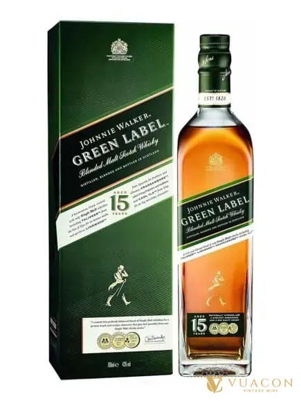 Johnnie Walker Green 15 năm Blended Malt, chỉ phối từ single malt