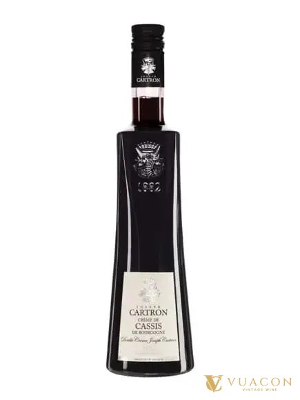 Joseph Cartron Double Creme de Cassis, rượu mùi trái cây Burgundy đạt Gold Outstanding IWSC 2026
