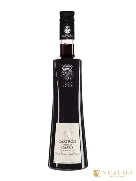 Joseph Cartron Double Creme de Cassis – Blackcurrant – liqueur, Burgundy, Pháp, 700ml