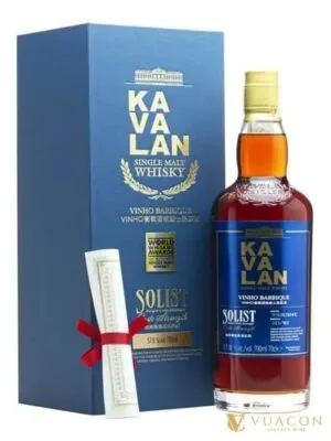 Kavalan Solist Vinho Single Malt Whisky Đài Loan – cask Strength, 700ml
