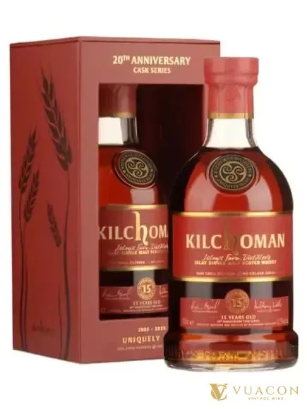 Kilchoman 15 năm – single Malt Scotch, Islay, Scotland, 700ml