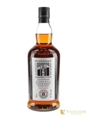 Kilkerran 8 năm – Port Cask Matured – cask Strength, Campbeltown, Scotland, 700ml