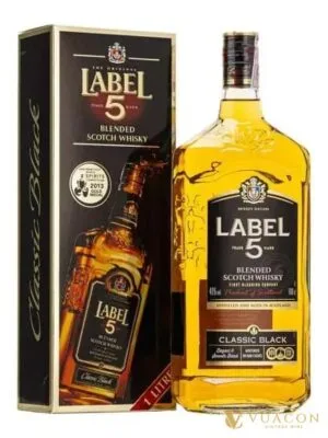 Label 5 1L – blended Scotch, Scotland