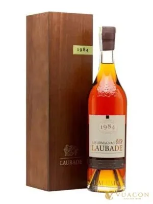 Laubade 1984 – armagnac, Bas-Armagnac, Pháp, 700ml