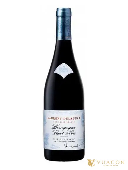 Chai Laurent Delaunay Bourgogne Pinot Noir, vang đỏ Burgundy cho món gà sốt vang