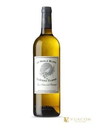 Le Merle Blanc de Chateau Clarke White – Bordeaux, Pháp, 750ml