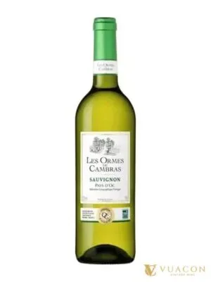 Les Ormes de Cambras Sauvignon Blanc – Pháp, 750ml