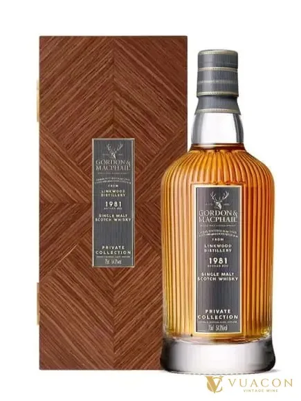 Linkwood 1981 – 40 năm Gordon & MacPhail – cask Strength, Speyside, Scotland, 700ml