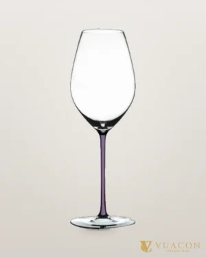 Ly Riedel Fatto A Mano Champagne Wine Glass Opal Violet RQ – chai chính hãng tại Vua Cồn