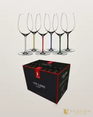 Ly Riedel Fatto A Mano Gift Set Cabernet/Merlot – chai chính hãng tại Vua Cồn