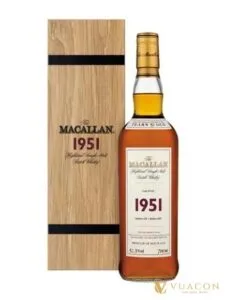 Macallan 1951 – 51 năm Cask No. 644 Fine & Rare – single Malt Scotch, Speyside, Scotland, 700ml
