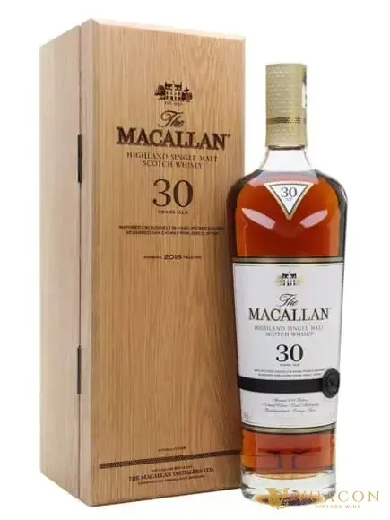 Macallan 30 năm – Sherry Oak Speyside Single Malt Scotch Whisky – Scotland, 700ml
