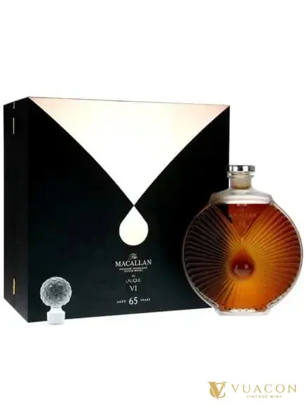 Macallan 65 năm Lalique – The Peerless Spirit – single Malt Scotch, Speyside, Scotland, 700ml