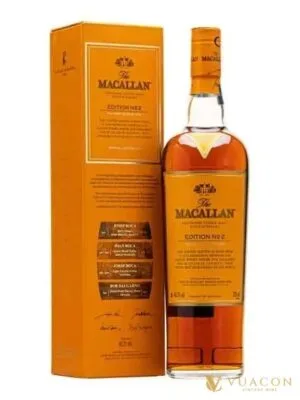 Macallan Edition No. 2 – phiên bản giới hạn, Speyside, Scotland, 700ml