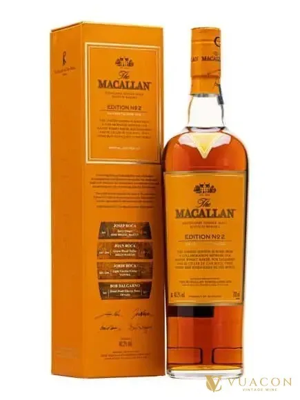 Macallan Edition No. 2 – phiên bản giới hạn, Speyside, Scotland, 700ml