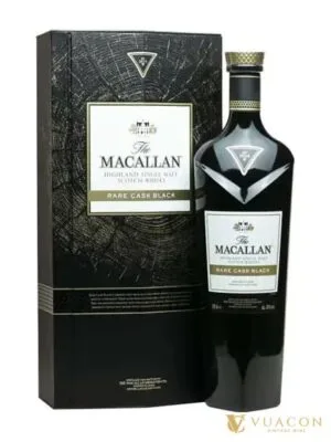 Macallan Rare Cask Black – Đen Single Malt Scotch Whisky – Speyside, Scotland, 700ml