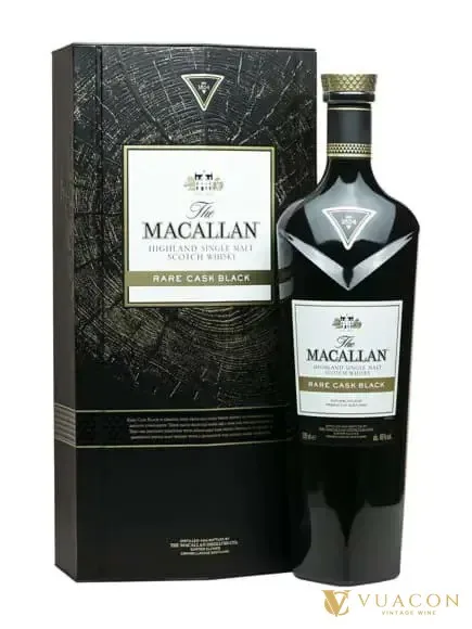 Macallan Rare Cask Black – Đen Single Malt Scotch Whisky – Speyside, Scotland, 700ml