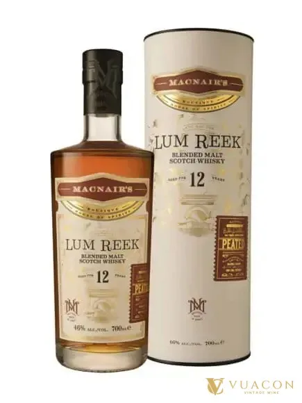 Macnair’s Lum Reek 12 năm – blended Malt Scotch, Scotland, 700ml