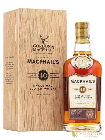 Macphail’s 40 năm – single Malt Scotch, Speyside, Scotland, 700ml