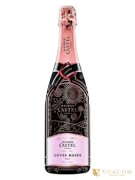 Maison Castel Cuvee Rose Brut Limited Edition – sparkling Rosé, Pháp, 750ml