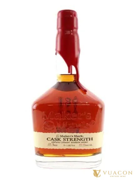 Maker's Mark Cask Strength bourbon nguyên độ cồn 55,5%
