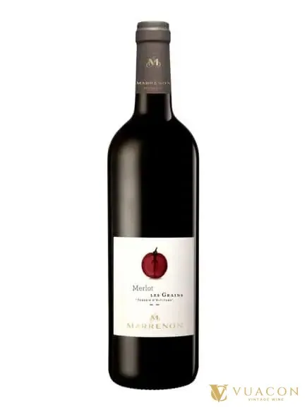 Marrenon Les Grains Merlot – Pháp, 750ml