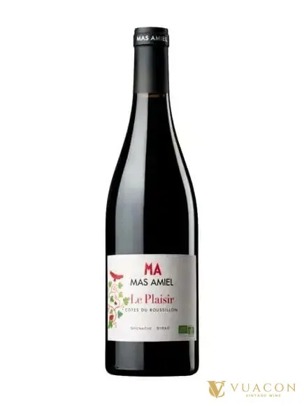 Mas Amiel Le Plaisir Red – Roussillon, Pháp, 750ml