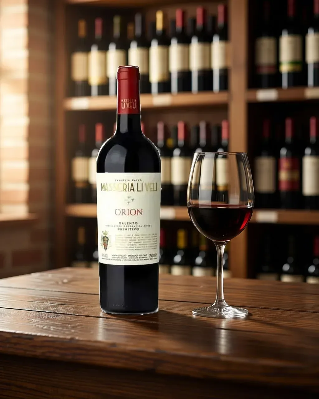 Masseria Li Veli Orion Primitivo – Puglia, Ý, 750ml (ảnh bối cảnh)