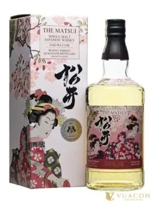 Matsui Sakura Cask – single Malt Whisky Nhật, Tottori, Nhật Bản, 700ml