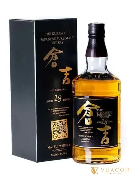 Matsui The Kurayoshi 18 năm, pure malt Vatted Malt of the Year Whisky Bible