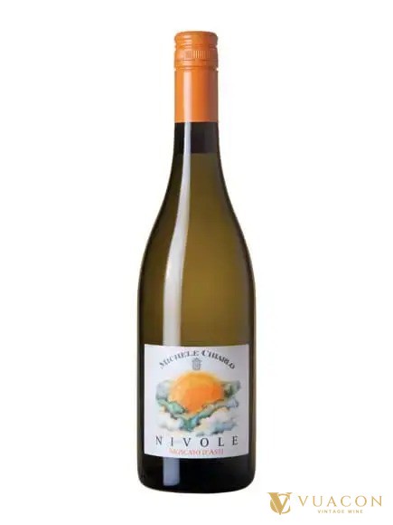 Chai Michele Chiarlo Nivole Moscato d'Asti, vang ngọt moscato làm quà