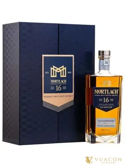 Mortlach 16 năm – Hộp quà Tết 2026 – single Malt Scotch, Speyside, Scotland, 700ml