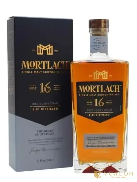 Mortlach 16 năm Single Malt Scotch Whisky – Speyside, Scotland, 750ml
