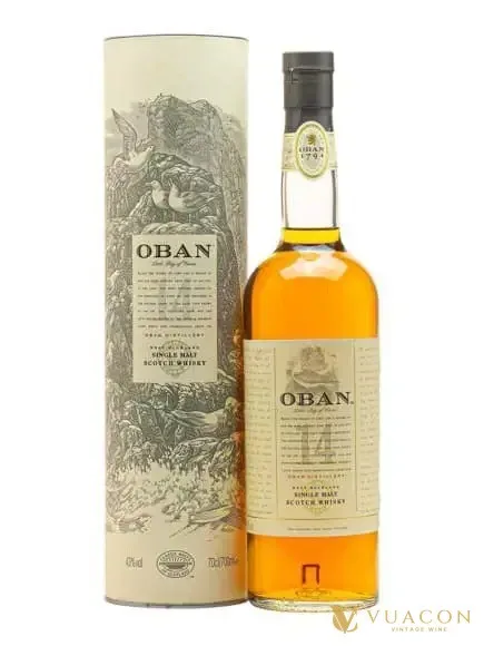Oban 14 năm – single Malt Scotch, Highland, Scotland, 700ml