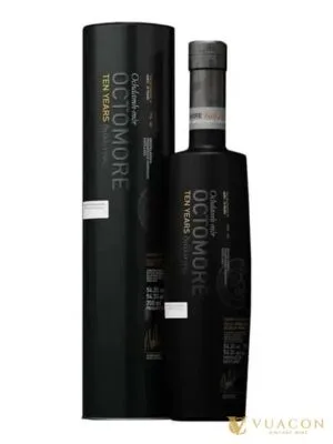 Octomore 10 năm – cask Strength, Islay, Scotland, 700ml