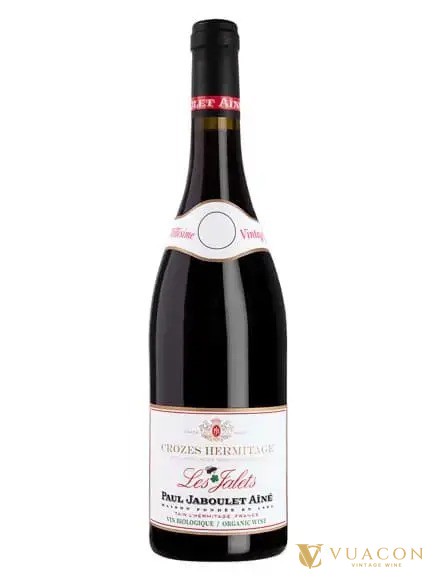 Syrah và Shiraz: chai Paul Jaboulet Aine Crozes Hermitage Les Jalets Rouge, vang Syrah bắc Rhône