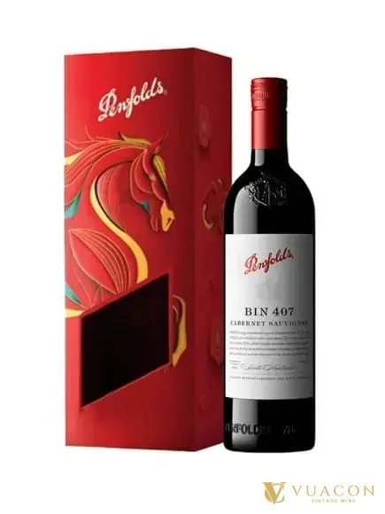 Penfolds Bin 407 – Hộp quà tết 2026 – Úc, 750ml