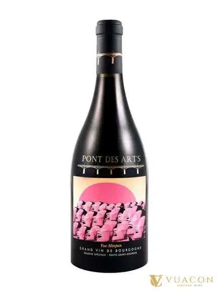 Pont des Arts Reserve Speciale Yue Minjun Label Nuits Saint Georges – Burgundy, Pháp, 750ml