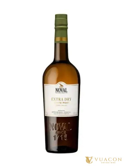 Port trắng khô Noval Extra Dry làm rượu khai vị pha tonic